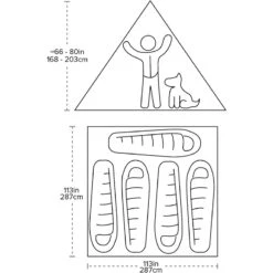 Big Agnes Gold Camp UL 5 Tarp -Kampeerartikelen Winkel 5053571 001 pic7
