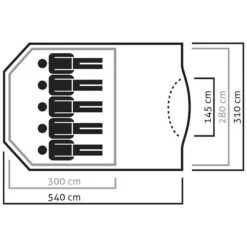 SALEWA Alpine Lodge 5 Tent -Kampeerartikelen Winkel iview 5014523 001 pic4