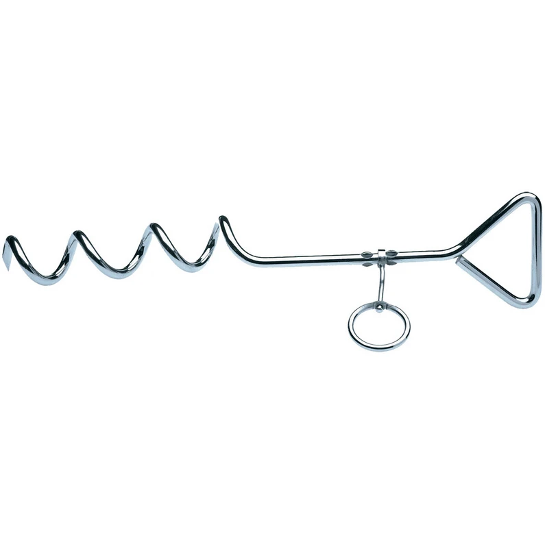 Steel Corkscrew Peg 3 Steel Corkscrew Peg