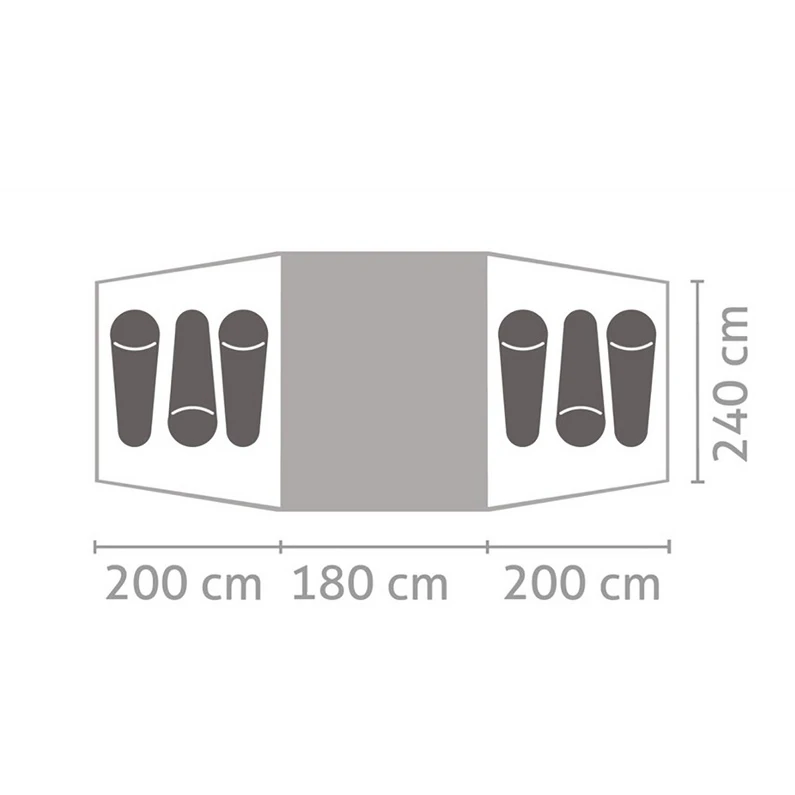 SALEWA Midway 6 Tent 4 SALEWA Midway 6 Tent - Afbeelding 2