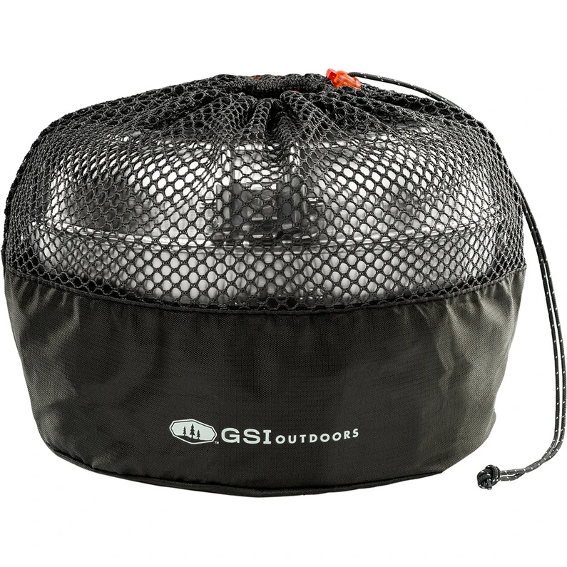 GSI Glacier Stainless Base Camper Medium Kookgerei 4 GSI Glacier Stainless Base Camper Medium Kookgerei - Afbeelding 2