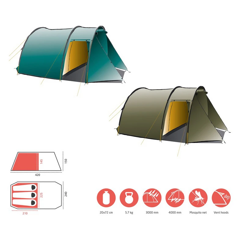 Grand Canyon Robson 3 Tent 8 Grand Canyon Robson 3 Tent - Afbeelding 6
