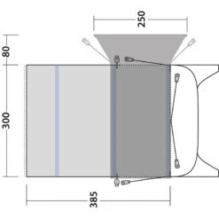 Outwell Blossburg 380 Air Voortent -Kampeerartikelen Winkel iview 5050161 001 pic7