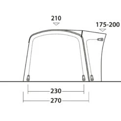 Outwell Wolfburg 380 Air Voortent 12 Outwell Wolfburg 380 Air Voortent -Kampeerartikelen Winkel iview 5050172 001 pic6